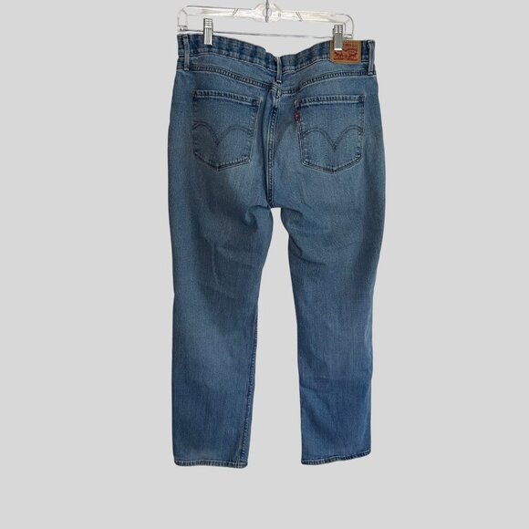 Levi Strauss & Co 525 Women's Perfect Waist Straight Leg Jeans Denim Size 14 - Picture 6 of 10